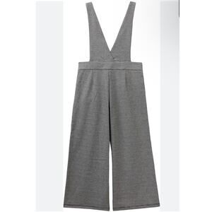 United Colors of Benetton  Kids Houndstooth Dungaree Wide Leg Size 11-12
